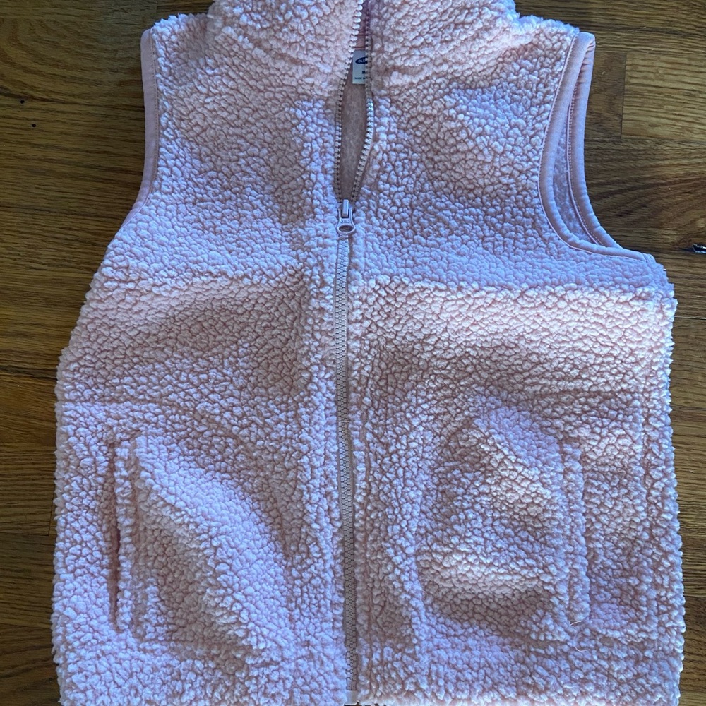 Cozy Pink Sherpa Vest